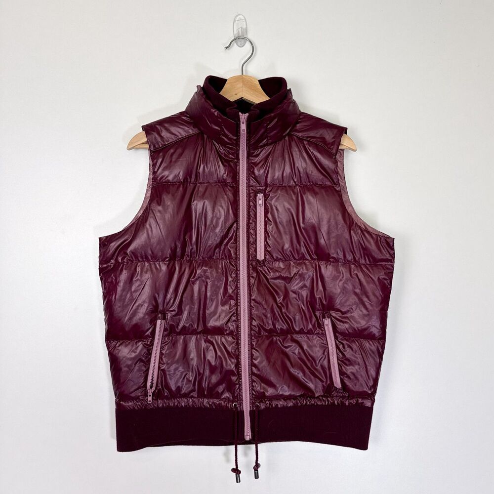 Carve Designs Burgundy 750 Down Puffer Vest L